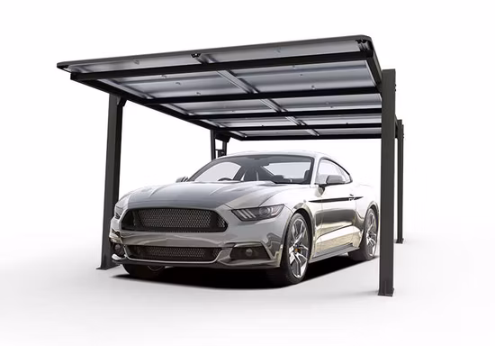 As estruturas solares do suporte do Carport montaram o sistema solar do Carport do telhado do sistema fotovoltaico