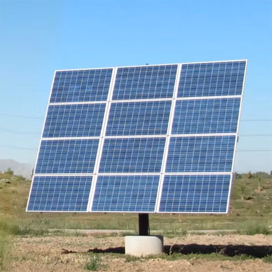 Sistema de seguimento solar fotovoltaico sem fio da linha central dupla da geração 4.5kw das energias solares de WiFi